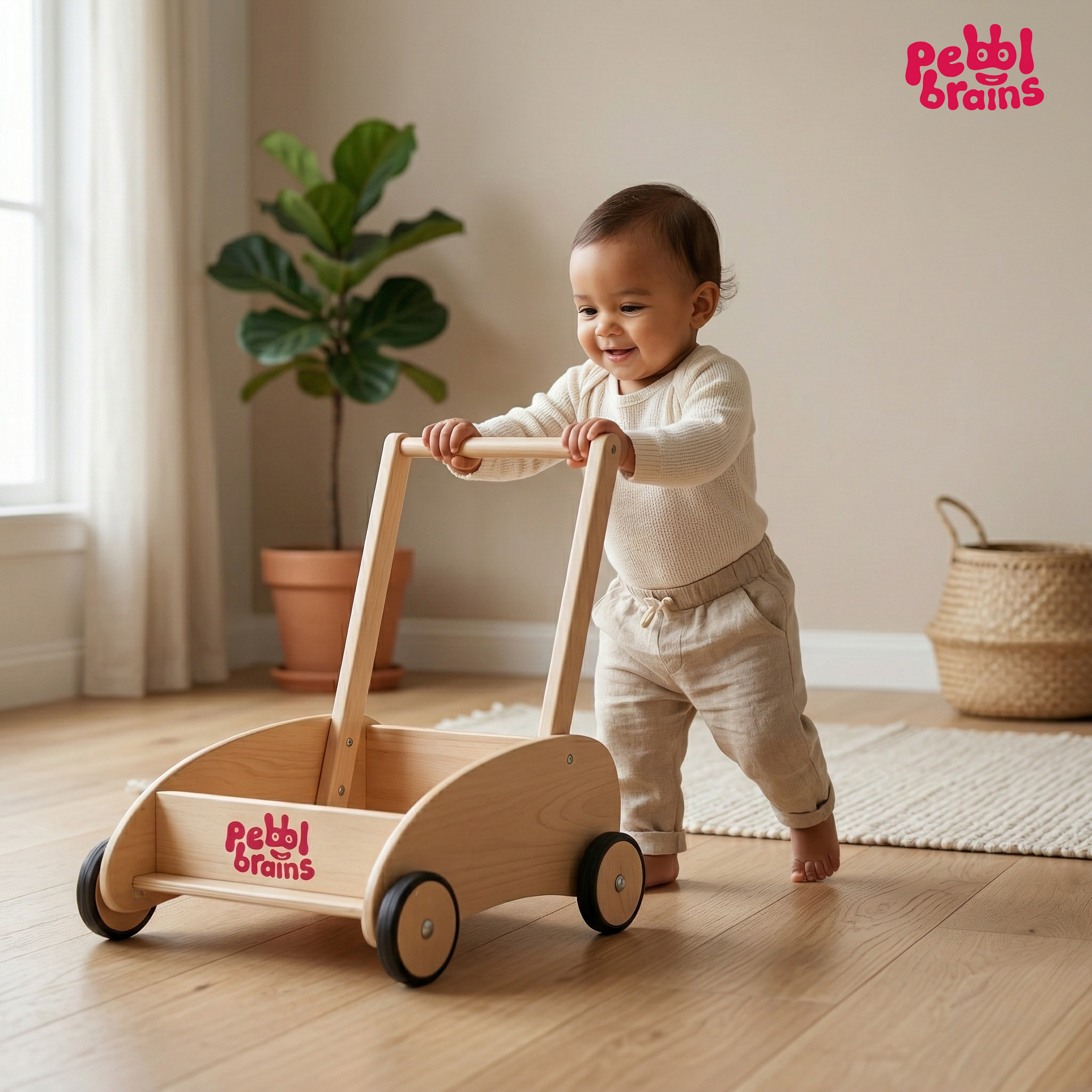 Wooden Push Walker